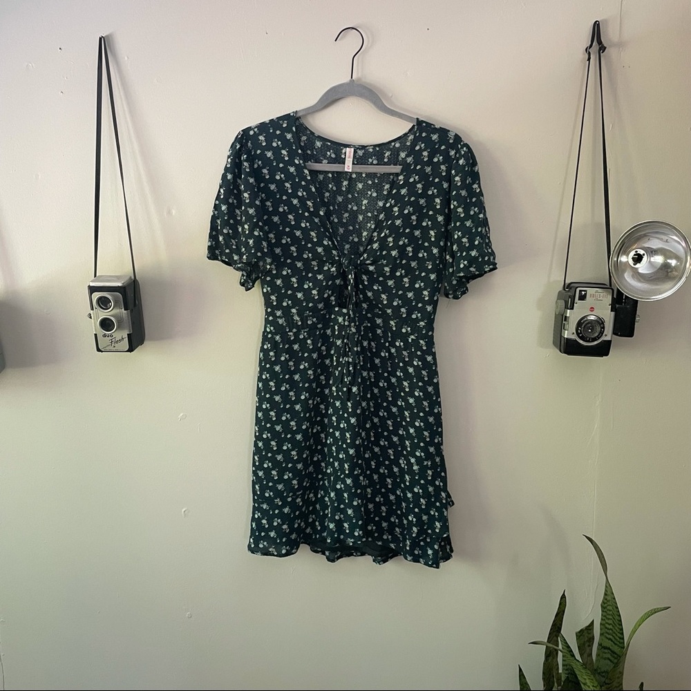 xhilaration front tie dress